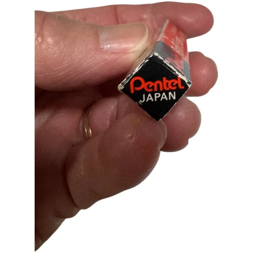 Vtg Pentel Automatic‎ Pencil PD345 Refill Eraser PDE-1 Erasers Japan 5 pcs New
